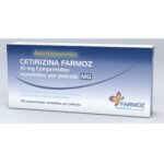 Cetirizina Farmoz 10mg 20 Comprimidos Revestidos