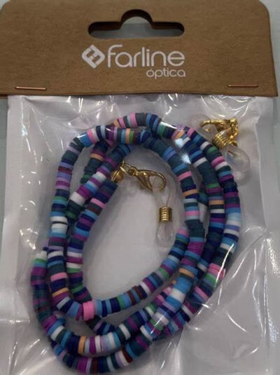 1100746 Cordão Oculos Colorido Farline - Image 1