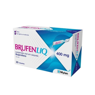 5824214 Brufen Liq , 400 mg/10ml suspensão oral (x20 saquetas) - Image 1