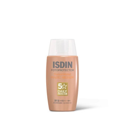 6085357 Isdin FusionWater MAGIC Color Medium SPF50 Protetor Solar Rosto Cor 50ml - Image 1