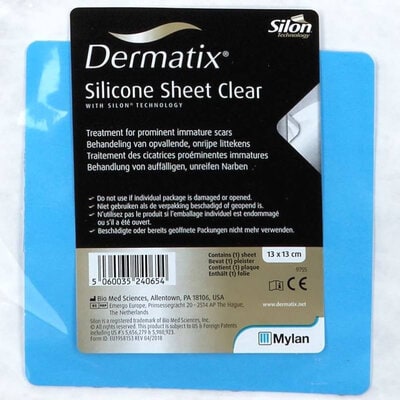 6180760 Dermatix Penso Silicone Transparente - 13x13cm - Image 1