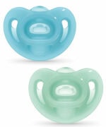 NUK Sensitive Chupeta Silicone 0-6M 2 Unidades - Image 2