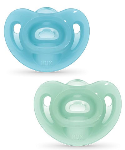 6264952 NUK Sensitive Chupeta Silicone 6-18M 2 Unidades - Image 1