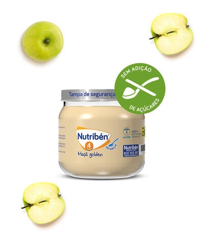 6332338 Nutriben Boião Maçã Golden 120 g - Image 1