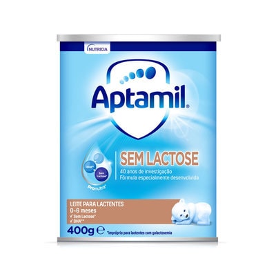 6348912 Aptamil Sem Lactose Leite Lactentes 400g - Image 1