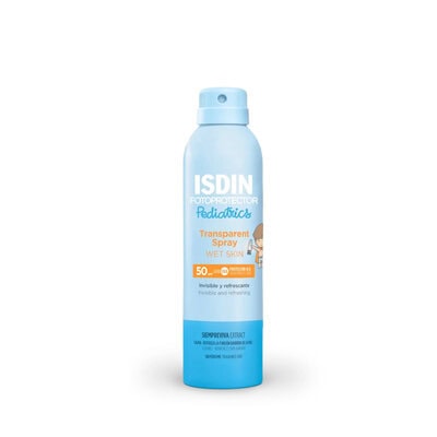 6387316 Isdin Pediatrics Transparent Spray Wet Skin SPF50 250ml - Image 1