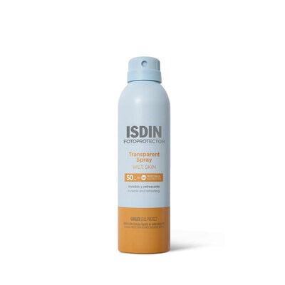 6387324 Isdin Fotoprotetor Transparent Spray Wet Skin SPF50 250ml - Image 1