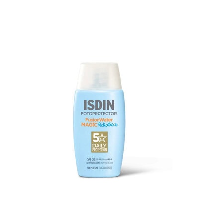 6388660 Isdin FusionWater MAGIC Pediatrics SPF50 Protetor Solar Rosto 50ml - Image 1