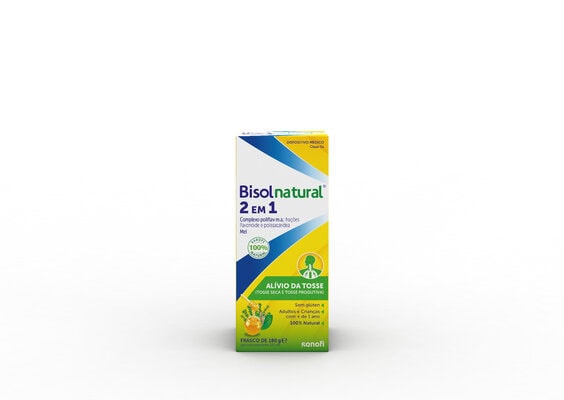 6456590 Bisolnatural 2 em 1 Xarope 133 ml - Image 1
