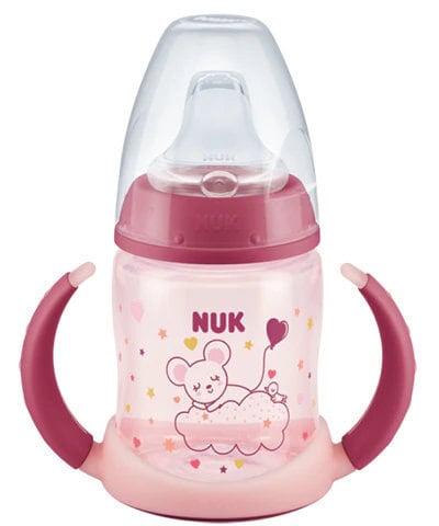 6634576 NUK First Choice Biberão Aprendizagem +6M Brilha No Escuro 150ml - Image 1