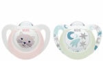NUK STAR Day&Night Chupeta Silicone 6-18M 2 Unidades - Image 3