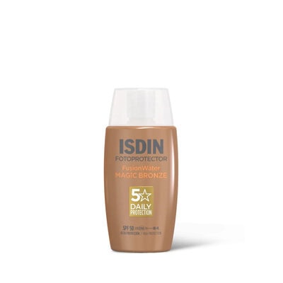 7114835 Isdin FusionWater MAGIC Color Bronze SPF50 Protetor Solar Rosto Cor 50ml - Image 1