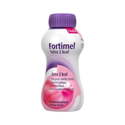 7134494 Nutricia Fortimel Extra 2 kcal Morango 4x 200ml - Image 1