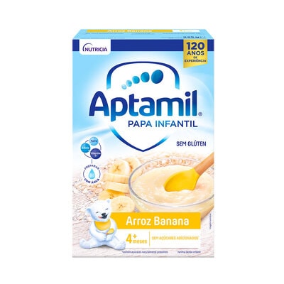 7306589 Aptamil Papa Lactea Infantil Arroz Banana 225g - Image 1
