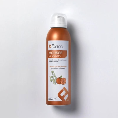 7439000 Mousse de Duche Farline Laranja e Eucalipto 200 ml - Image 1
